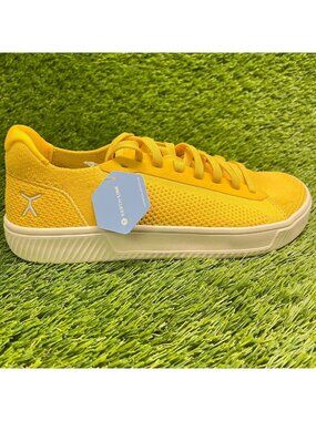 Flux Footwear Adapt Trainer Yellow Mens Size 8 Women 9.5 Athletic Shoes Sneakers